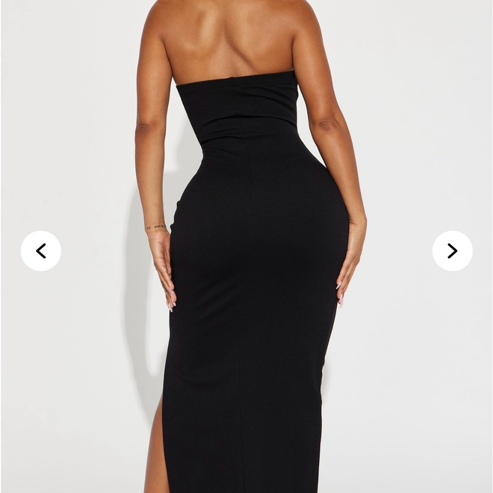Fashion Nova Janet Midi Dress - black - Picture 2 of 3